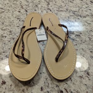 J. Crew Tortoiseshell Sandals Sz 7